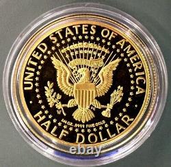 2014 W GOLD US KENNEDY HALF DOLLAR 3/4oz 50th ANNIVERSARY PROOF COIN SET OGP