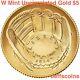 2014 W National Baseball Hall Of Fame Gold Uncirculated 5 Dollar Coin Boxcoa B32