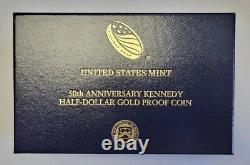 2014-W US Gold Half-Dollar Kennedy 50th Anniversary Proof 50C
