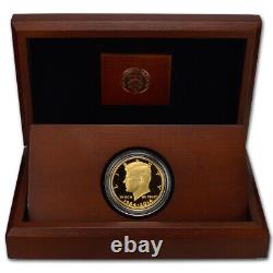 2014 W US Gold Half-Dollar Kennedy 50th Anniversary Proof 50C in OGP