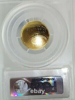 2014-w Gold $5 Baseball Hof 1st Strike 1st Pitch Pcgs Ms-70 Population 65