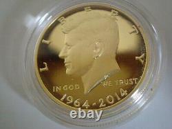 2014-w Kennedy Half-dollar Gold Proof Coin K15