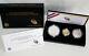 2015 3-coin U. S. Marshals Commemorative Proof Set With Box And Coa Gold + Silver