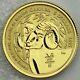 2015 $5 Year Of The Sheep, 1/10 Oz. Pure Gold Specimen Coin, Canadian Bighorn