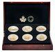 2015 Canada Big Coin Series Set Of 6 Pure Silver Coins With Gold Plating