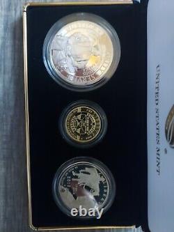 2015 Proof U. S. Marshal Service Commemorative 3pc Coin Set