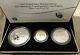 2015 Us Marshals Service 225th Anniversary 3 Coin Set With Box Gold Silver