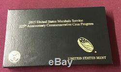 2015 US United States Marshals Service 3-Coin Commemorative Proof Set