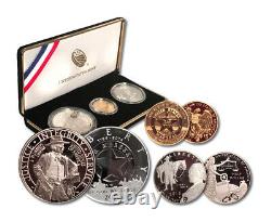 2015 U. S. Marshals Service Three Coin Proof Set w $5 GOLD 225th Anniversary