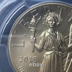 2015-W $100 American Liberty High Relief Gold 1oz, PCGS MS70 First Strike