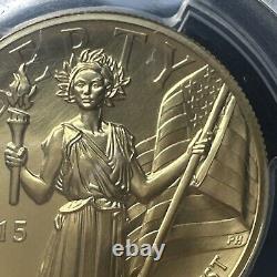 2015-W $100 American Liberty High Relief Gold 1oz, PCGS MS70 First Strike