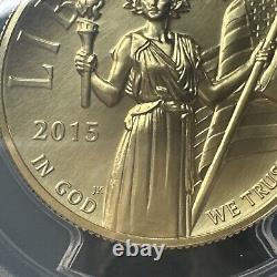 2015-W $100 American Liberty High Relief Gold 1oz, PCGS MS70 First Strike