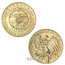 2015-W $5 American Gold U. S. Marshals Commemorative Uncirculated with OGP BU