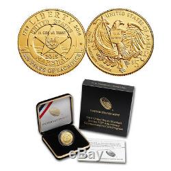 2015-W $5 U. S. Marshals Service Gold Commemorative Uncirculated Coin (OGP/COA)