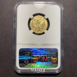 2015 W U. S. Marshals Service Gold Commemorative $5 Tenth 1/10 Ounce NGC MS70