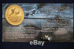 2016 $15 Pearl Harbor Perth Mint 1/10 oz. 9999 Gold 75th Anniversary Coin