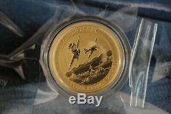 2016 $15 Pearl Harbor Perth Mint 1/10 oz. 9999 Gold 75th Anniversary Coin