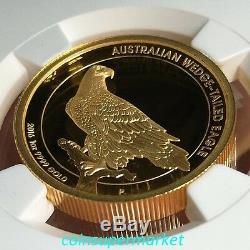 2016 Australia Wedge Tailed Eagle 1oz Gold Proof High Relief Coin NGC PF70 UC ER