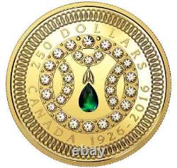 2016 Canada $250 Celebrating Her Majesty's 90th Birthday Pure Gold Coin