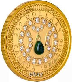 2016 Canada $250 Celebrating Her Majesty's 90th Birthday Pure Gold Coin