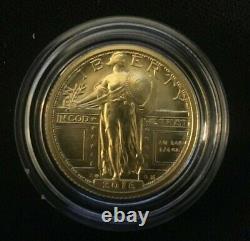 2016 Centennial Gold Coin Standing Liberty Quarter Original Mint Pkg & Coa