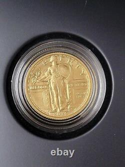 2016 Centennial Standing Liberty Quarter Gold Coin with US Mint Box/COA