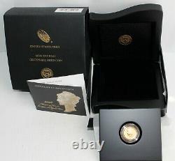 2016 Mercury Dime Centennial Gold Coin Set withBox & COA 99.99% 1/10th oz Gold