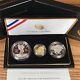 2016 National Park Service 100th Anniversary 3-coin Proof Set $5 Gold Box Coa