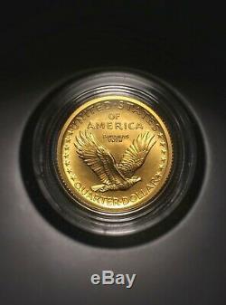2016 Standing Liberty Quarter Centennial Gold Coin. 9999 24K Gold with Box & COA