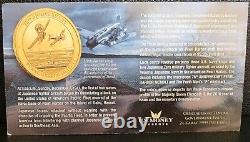 2016 Tuvalu 15 Dollar 1/10-oz Gold 75th Anniversary of Pearl Harbor Gem BU WithCOA