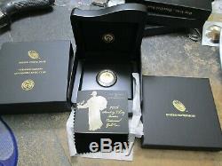 2016 Us Standing Liberty Gold Quarter In Original Boxes And Coa Paper Perfect