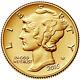 2016-w 1/10 Oz American Gold Mercury Dime Coin (box, Coa)