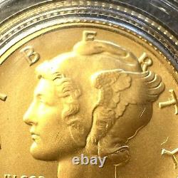 2016-W 1/10 oz Gold Mercury Dime Centennial (withOGP) Rare and Beautiful Coin