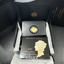 2016-W 1/10 oz Gold Mercury Dime Centennial (withOGP) Rare and Beautiful Coin