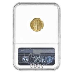 2016 W 1/10 oz Mercury Dime Centennial Gold Coin NGC SP 70
