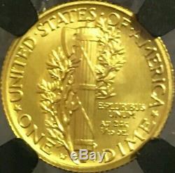 2016 W 24K GOLD 1/10 oz. SP 70 EARLY RELEASE. 100TH ANNIVERSARY