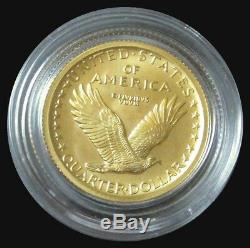 2016 W Gold 1/4 Oz Standing Liberty Centennial Commemorative Coin Box Coa