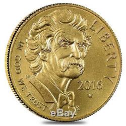 2016 W Gold $5 Commemorative Mark Twain NGC MS 70