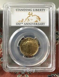 2016-W Gold Centennial Set (3 Coins) PCGS SP70 First Strike