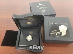 2016-W Gold Mercury Dime 1/10 oz 100th Anniversary Coin OGP US Mint