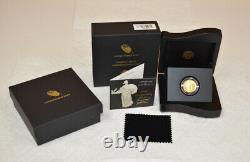 2016 W Gold Standing Liberty Quarter Centennial Coin Box and COA