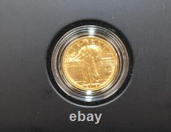2016 W Gold Standing Liberty Quarter Centennial Coin Box and COA