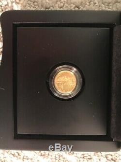 2016 W Mercury Dime 1/10th Oz Gold Centennial Commemorative Coin Box/coa 16xb