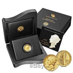 2016-W Mercury Dime Centennial Commemorative 1/10 Oz Gold Coin