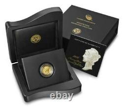 2016 W Mercury Dime Gold Centennial Commemorative Coin With Box & Coa