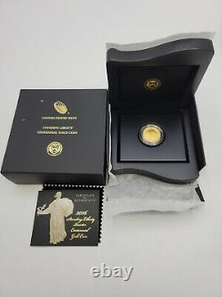 2016-W STANDING LIBERTY QUARTER GOLD CENTENNIAL COMMEMORATIVE COIN With OGP