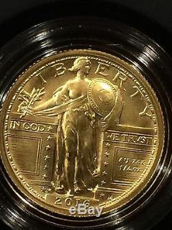 2016 W Standing Liberty 1/4 Oz. Gold Centennial Coin. Limited Mintage