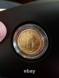2016 W Standing Liberty 1/4oz Quarter Gold Centennial Commemorative Coin OGP