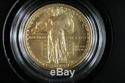 2016 W Standing Liberty Centennial 1/4 Oz Gold Coin BU withBox and COA