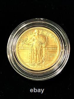 2016-W Standing Liberty Centennial Gold Coin (16XC) 1/4 oz OGP & FREE SHIPPING